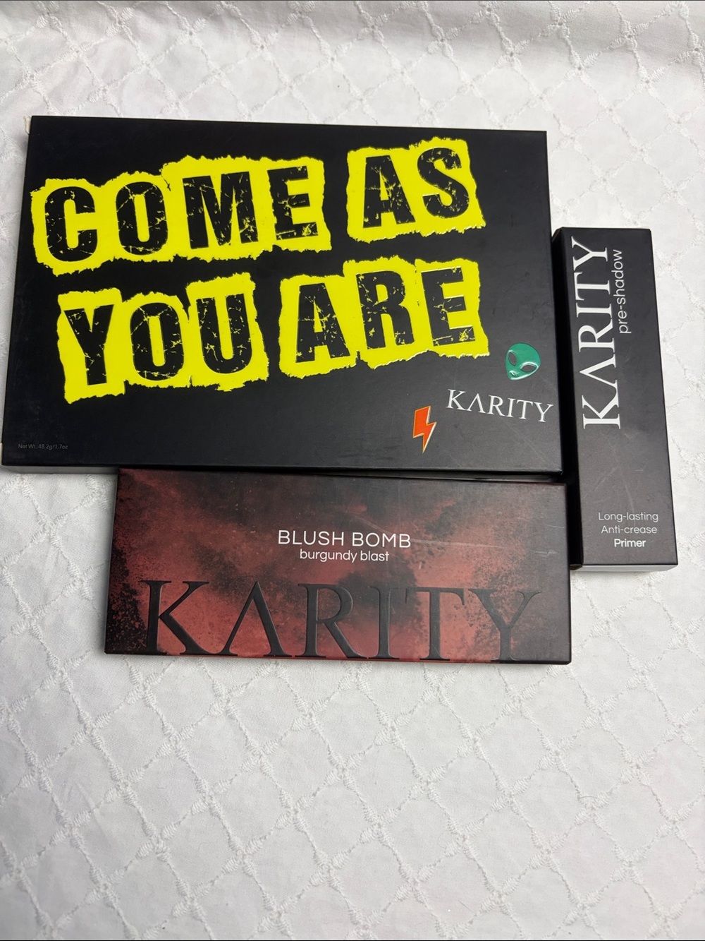 Karity Blush & Eyeshadow Set - Burgundy Blast and Come As You Are and Primer
